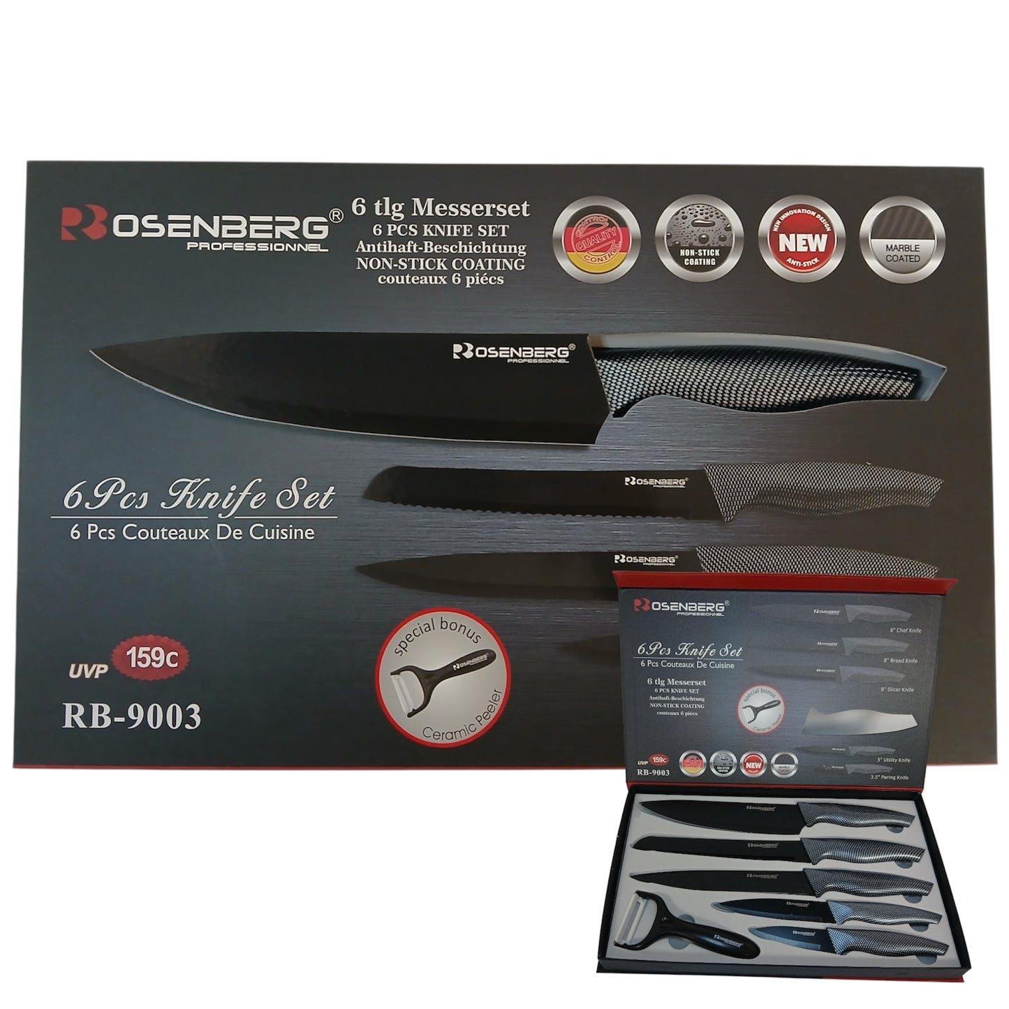 Coffret couteaux de cuisine