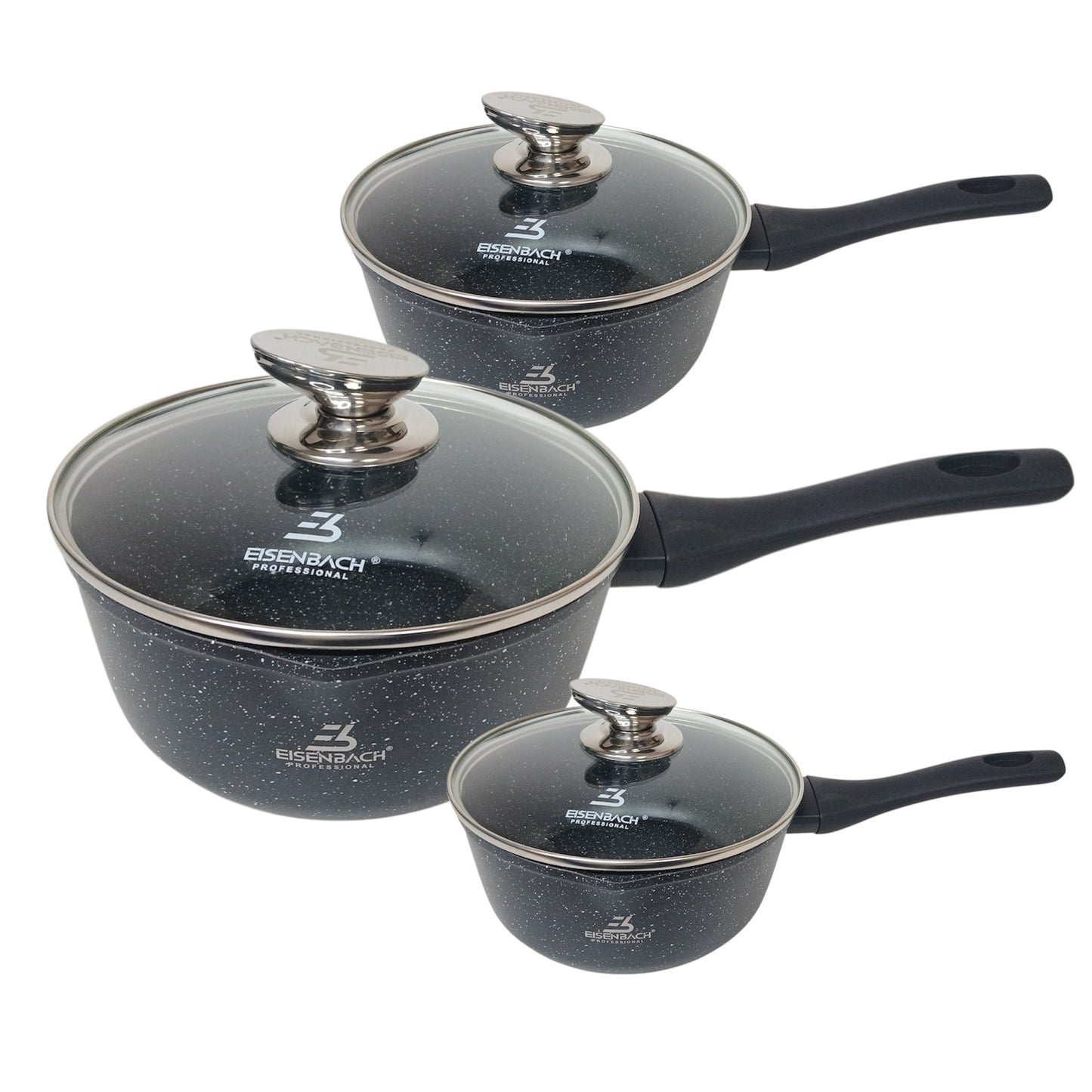 Lots de 3 casseroles