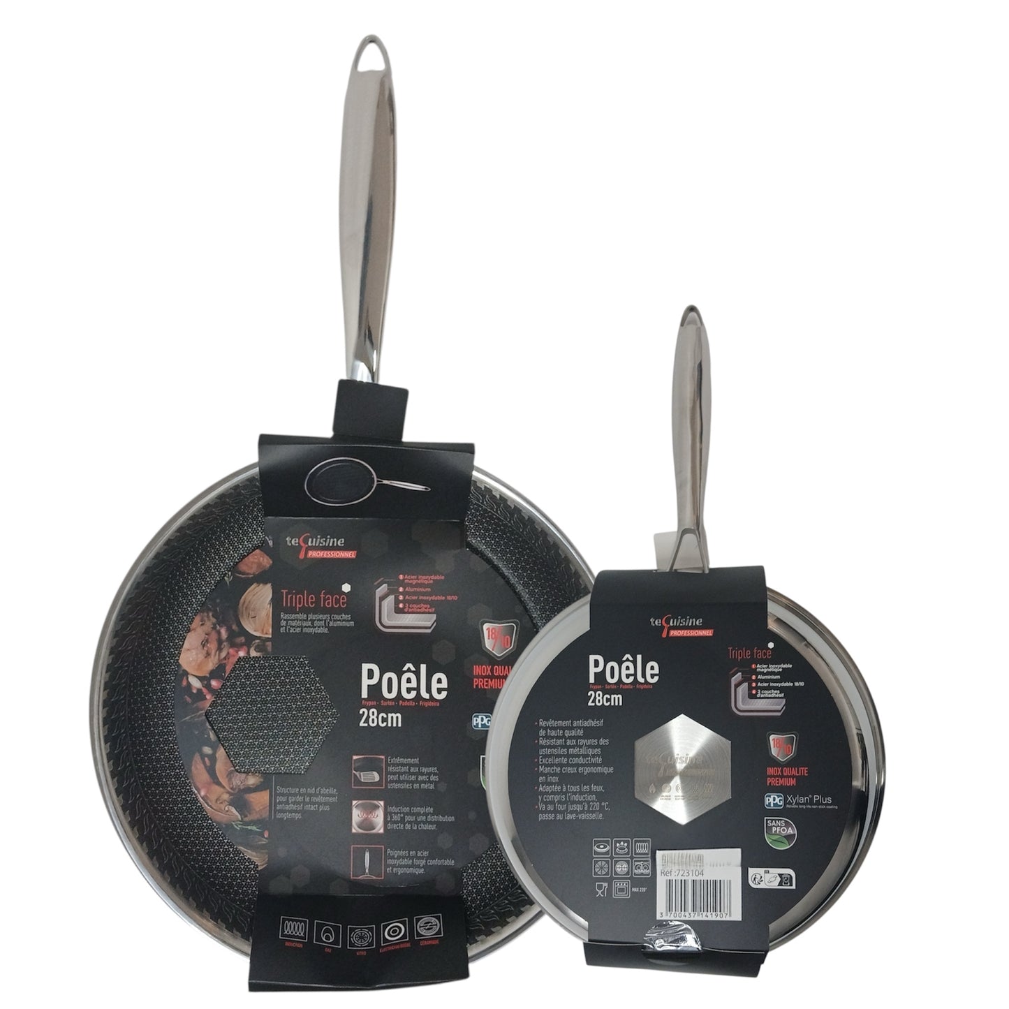 Poêle nid d'abaille INOX PREMIUM 18/10