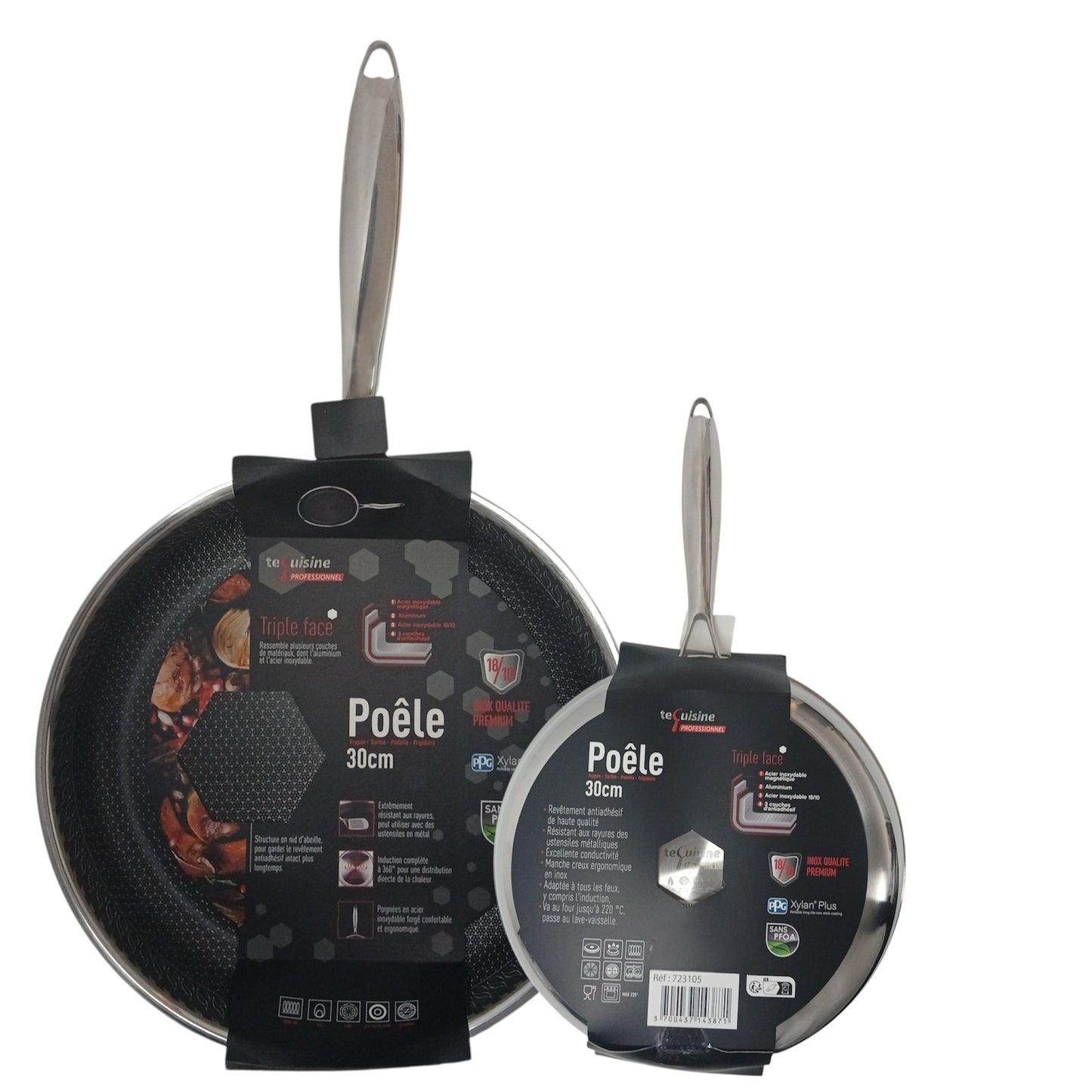Poêle nid d'abaille INOX PREMIUM 18/10