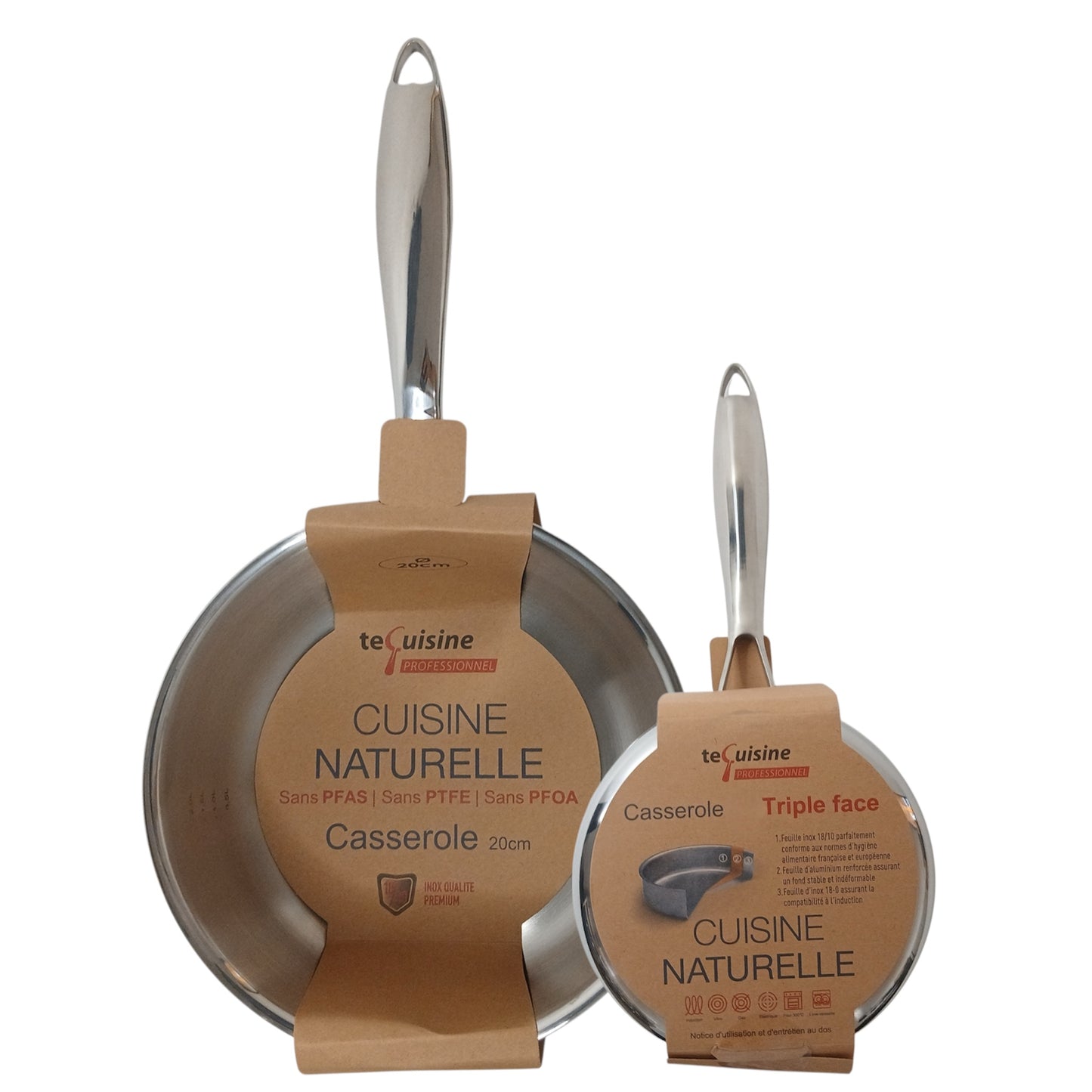 Casserole INOX PREMIUM 18/10