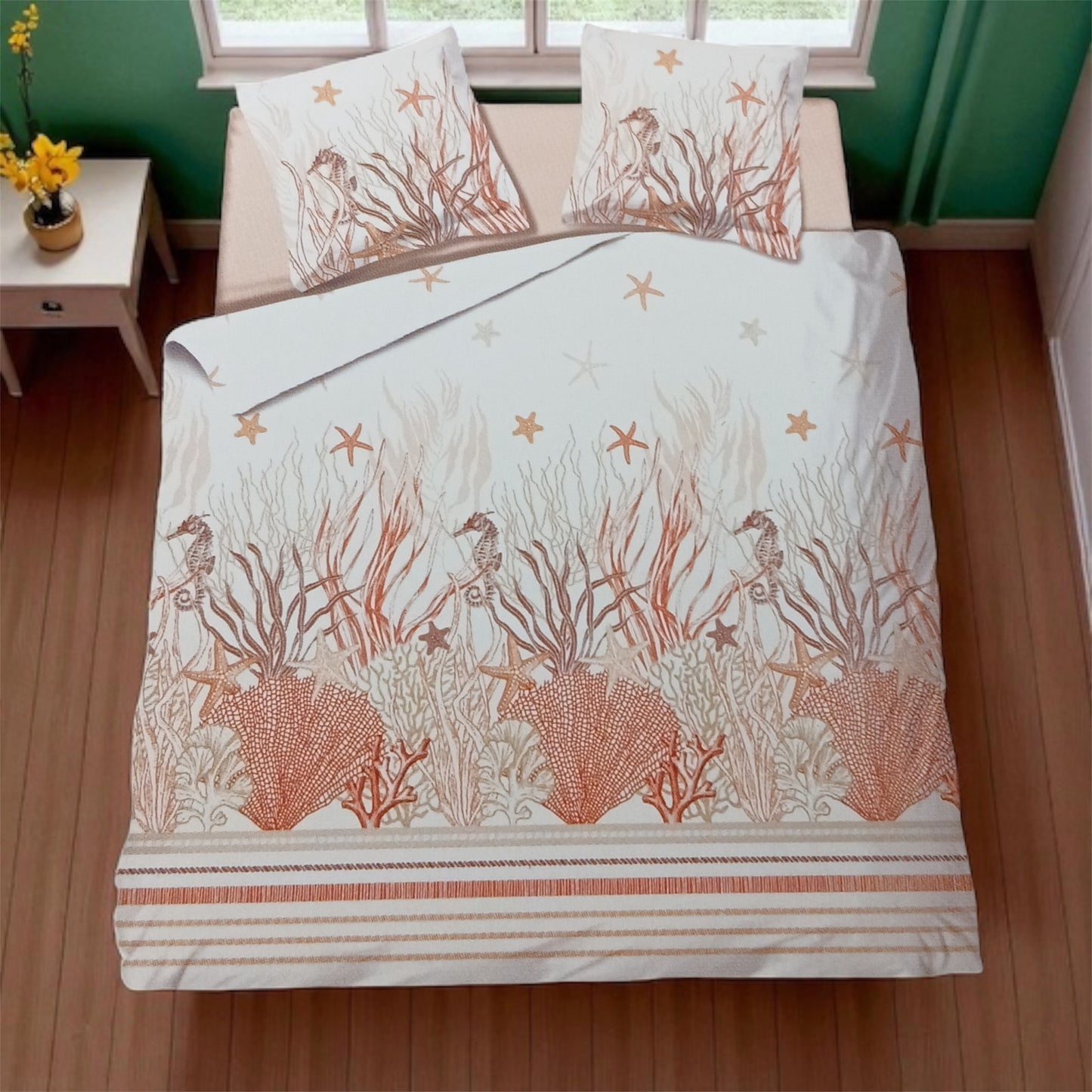 Parure de drap de lit 4 pièces