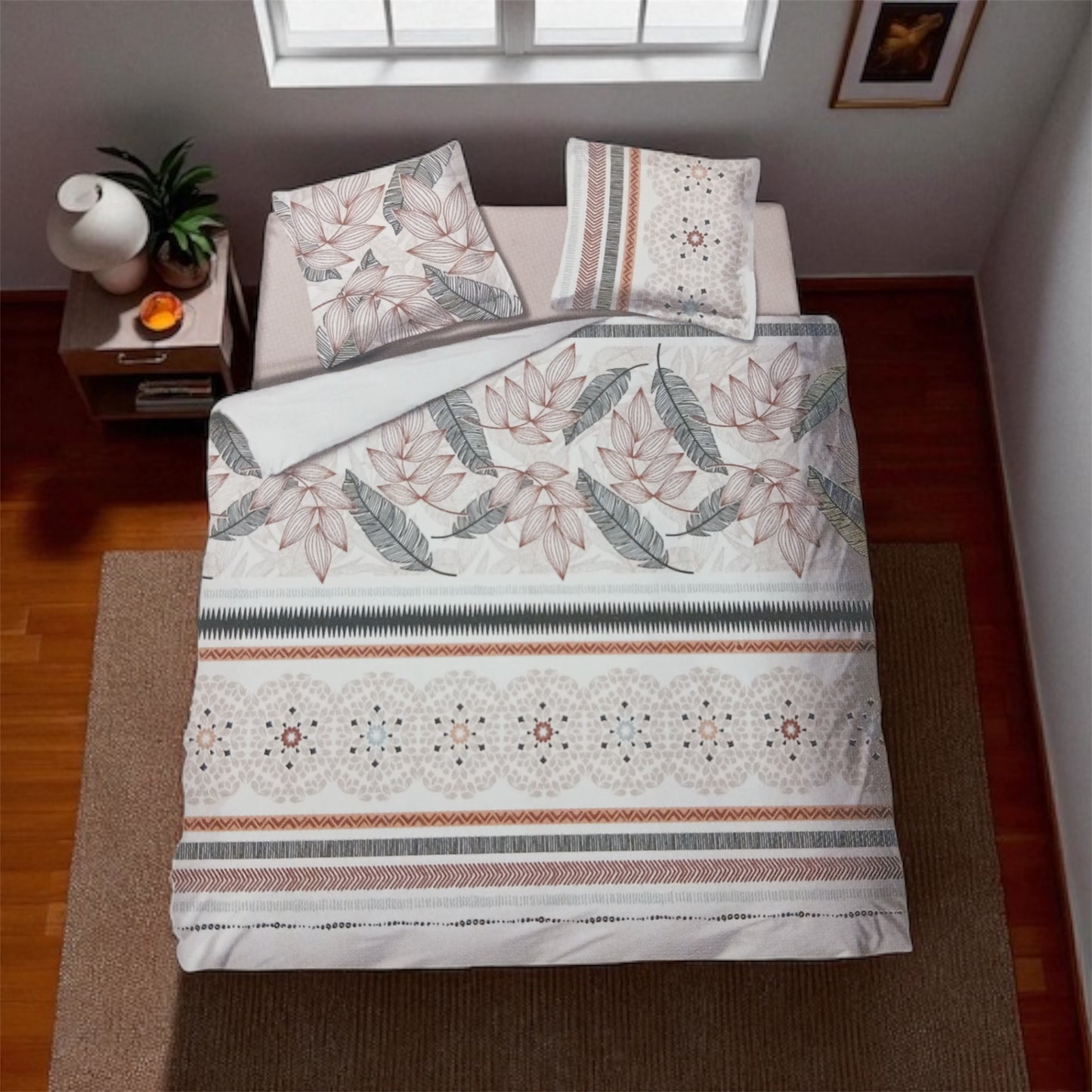 Parrure de housse de couette 3 pièces