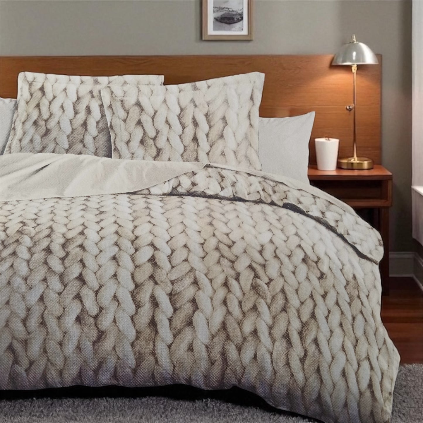 Parure de drap de lit 4 pièces