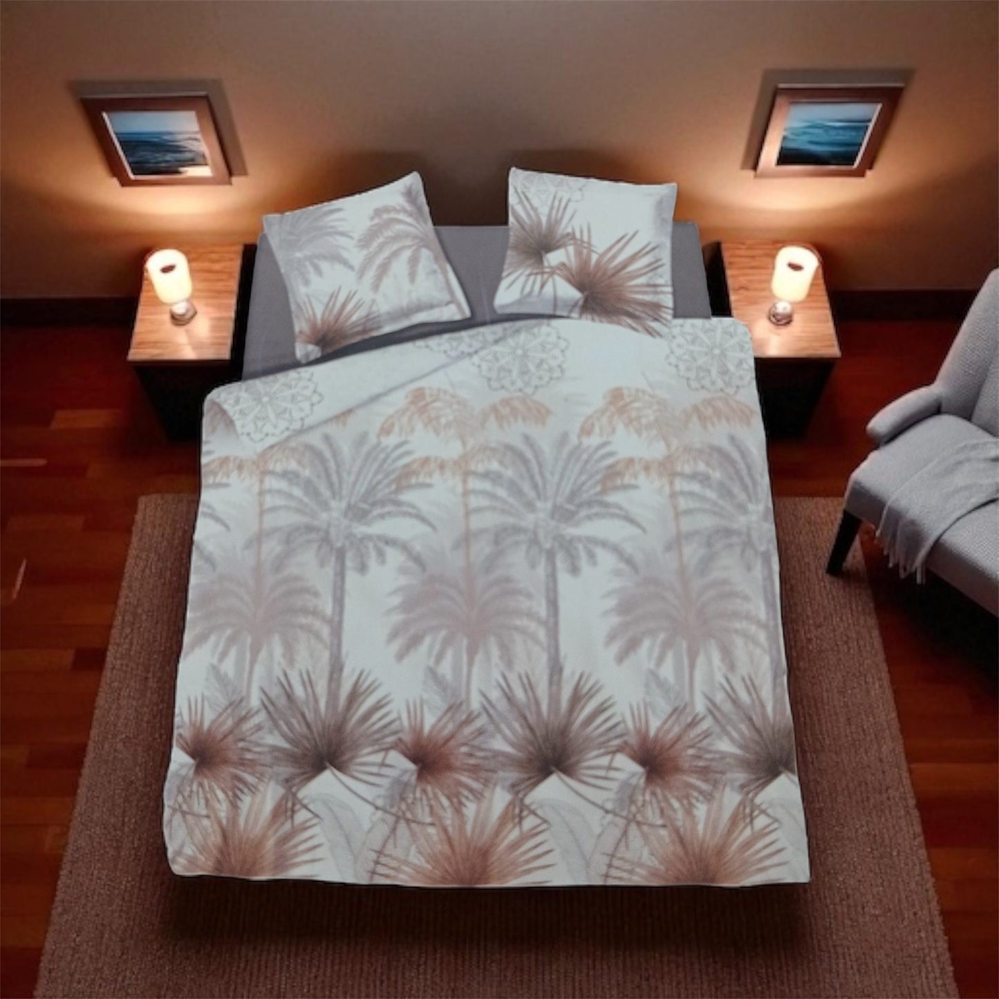 Parrure de housse de couette 3 pièces