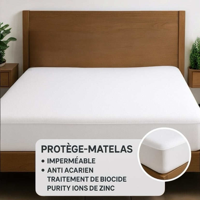 Protège- matelas imperméable anti-acarien