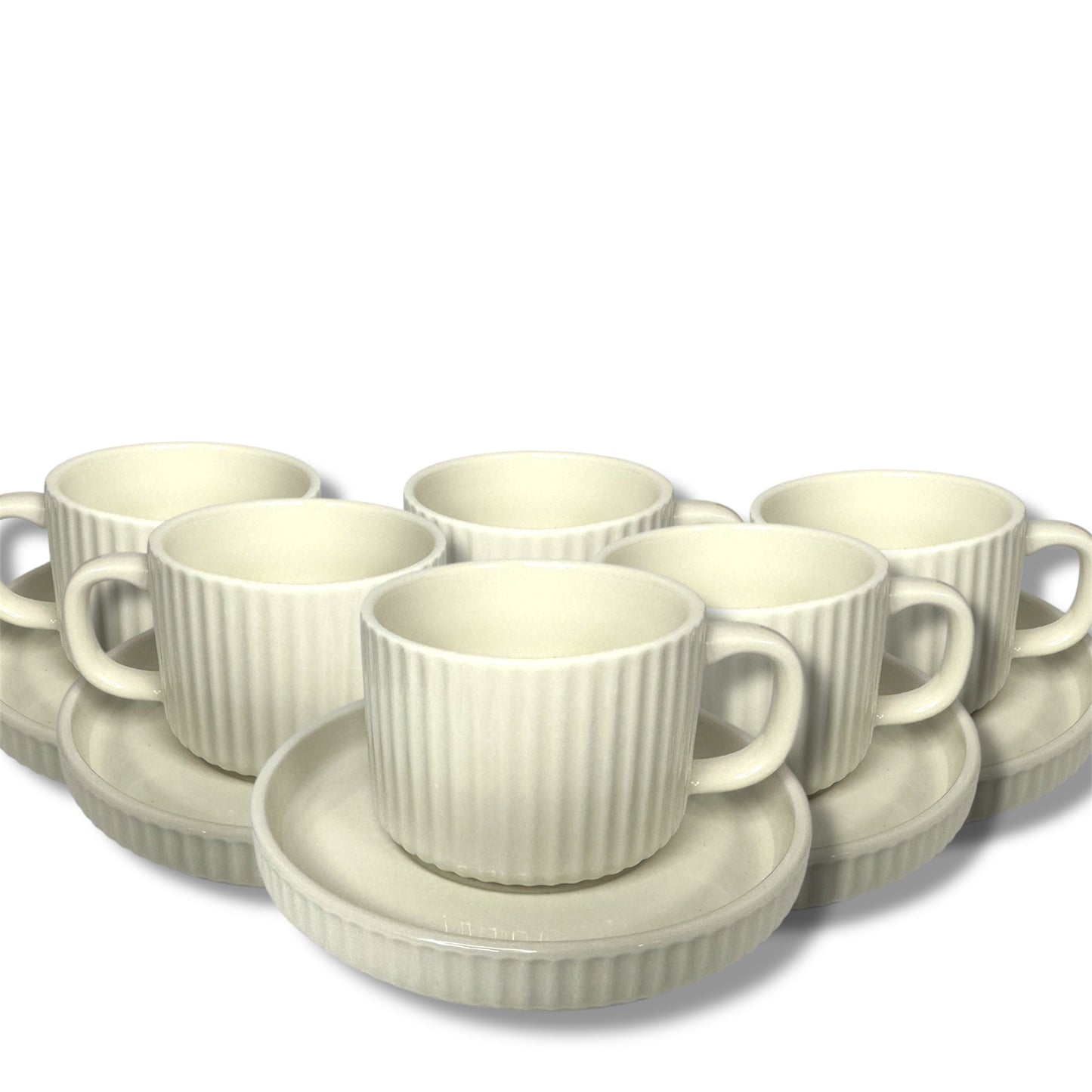 Service à café en porcelaine 12 pièces