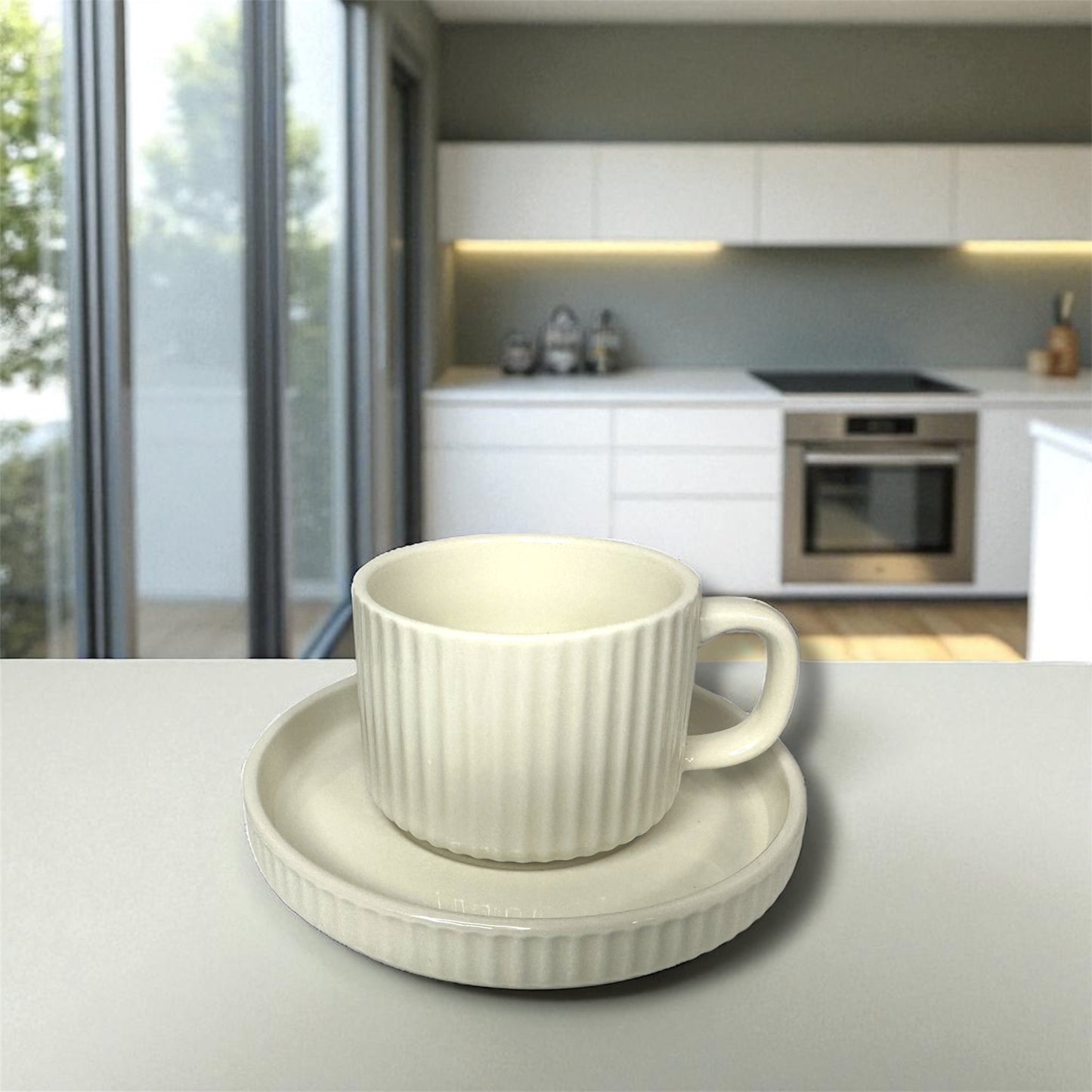 Service à café en porcelaine 12 pièces