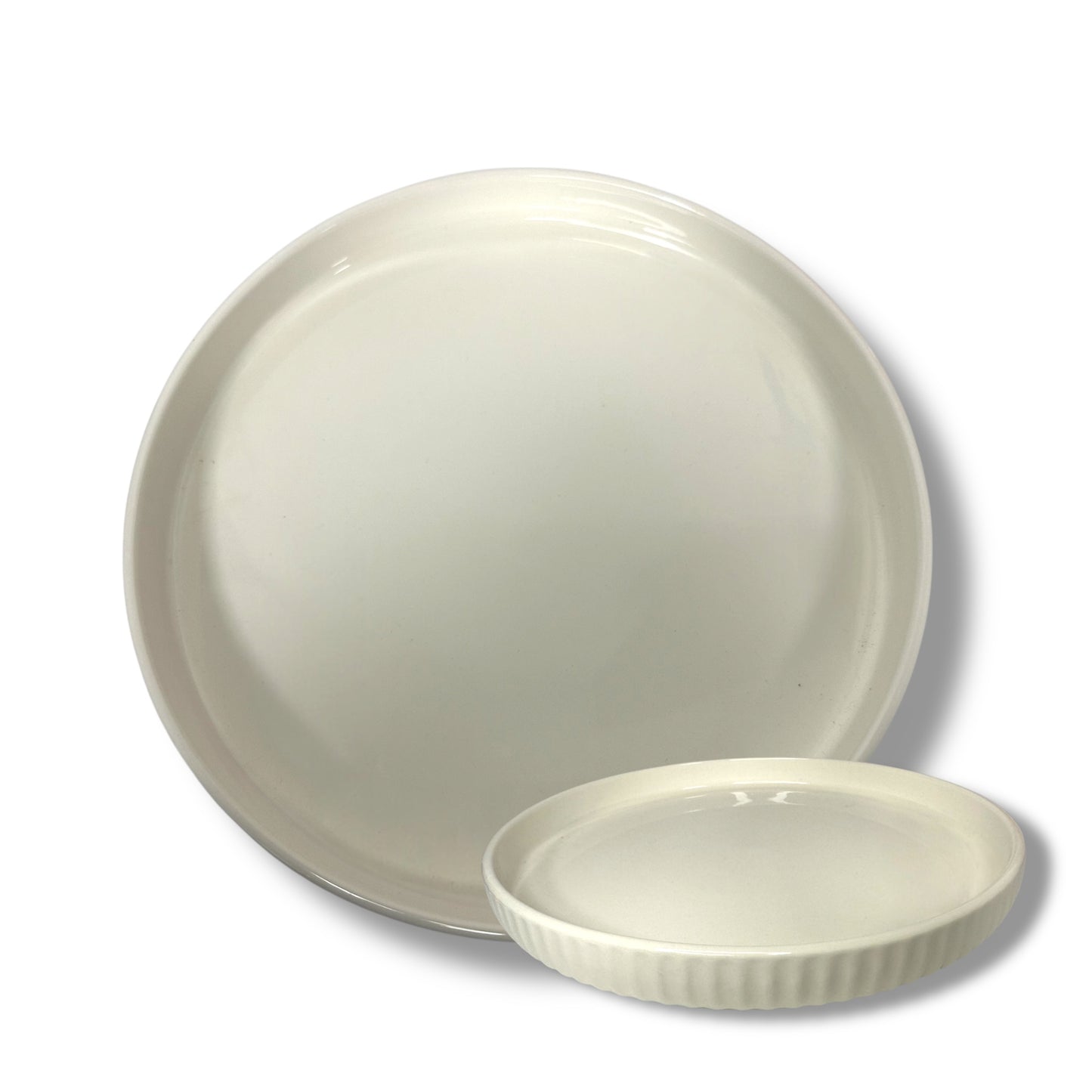 Lots de 2 grande assiettes